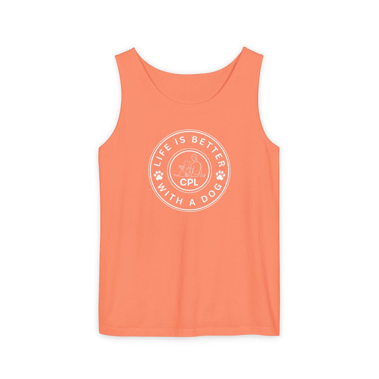 Life is Better With a Dog Unisex Comfort Colors Tank Top