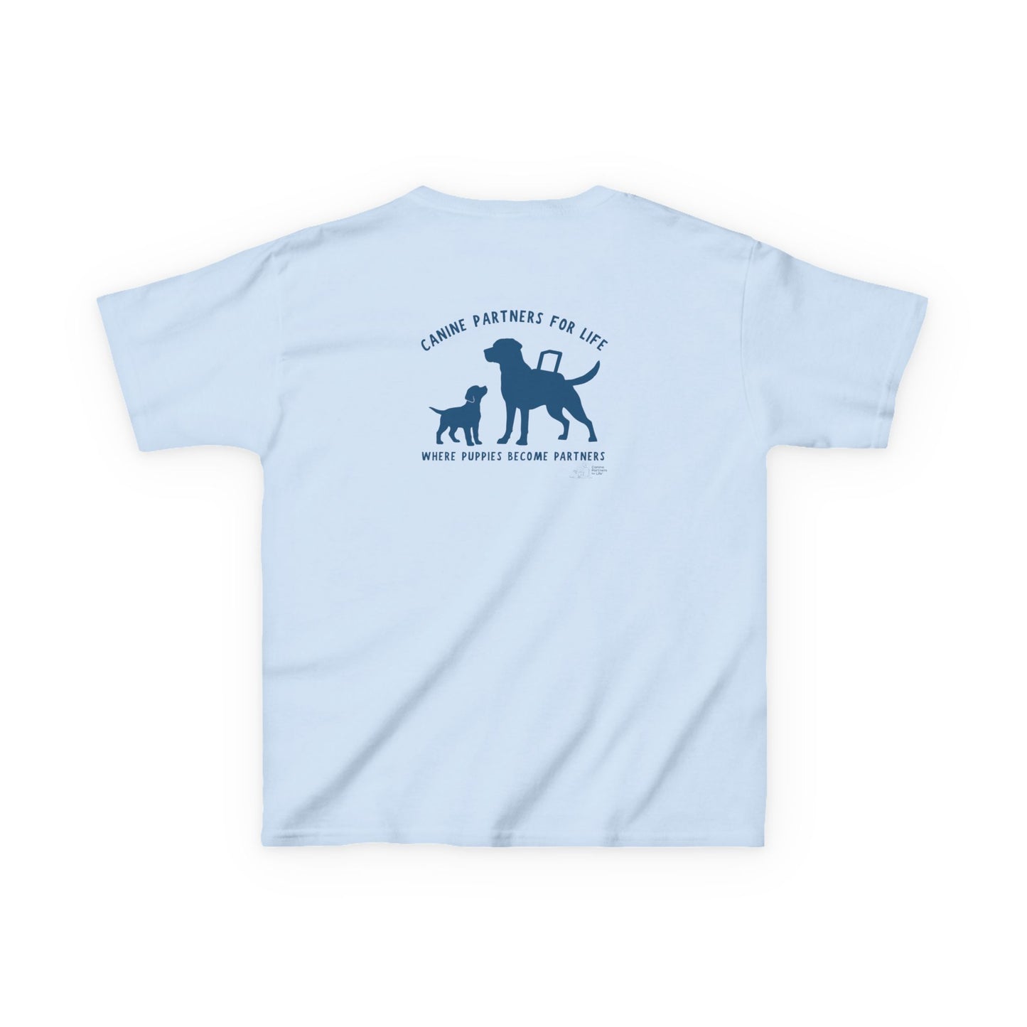 Where Puppies Become Partners Kids Gildan T-Shirt