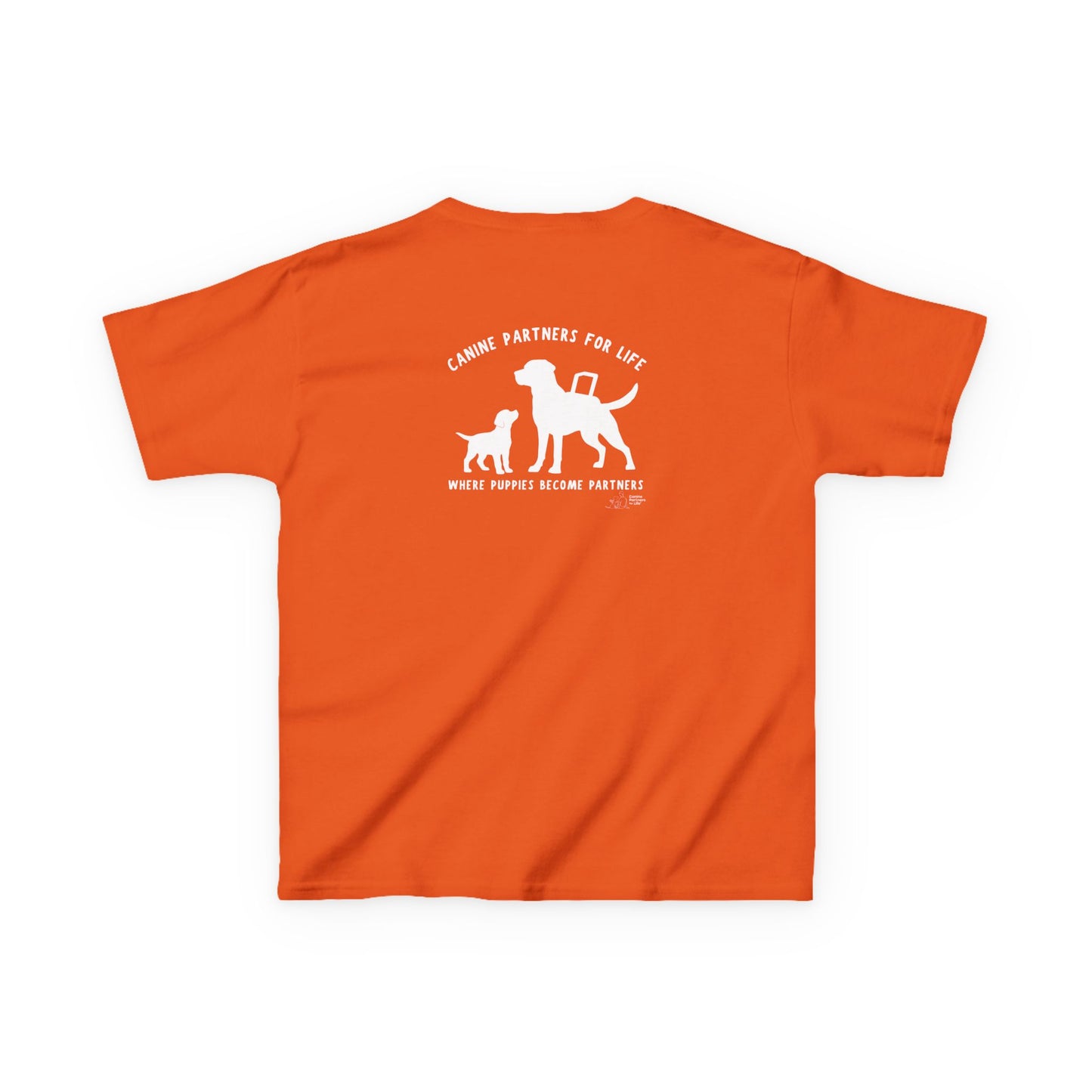 Where Puppies Become Partners Kids Gildan T-Shirt