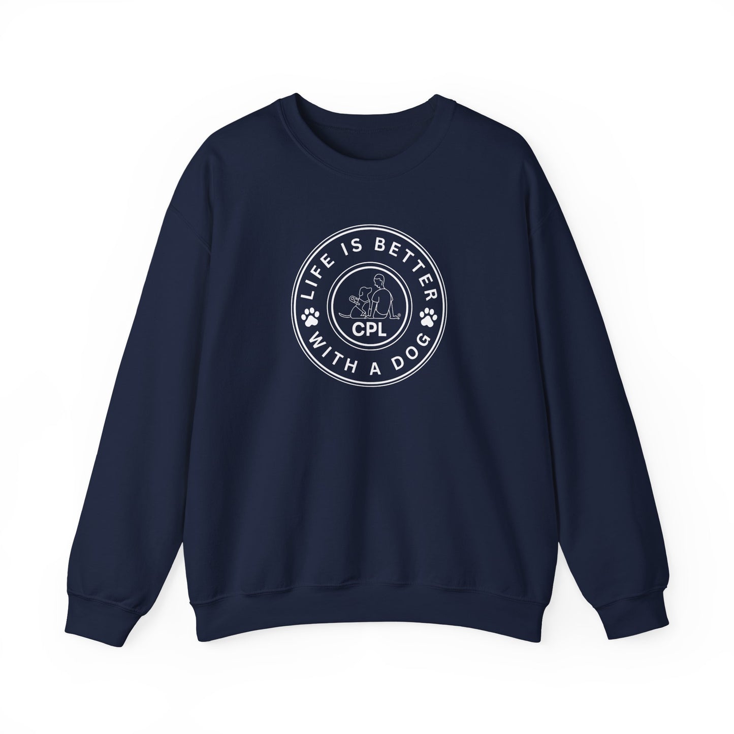 Life is Better with a Dog Unisex Gildan Crewneck