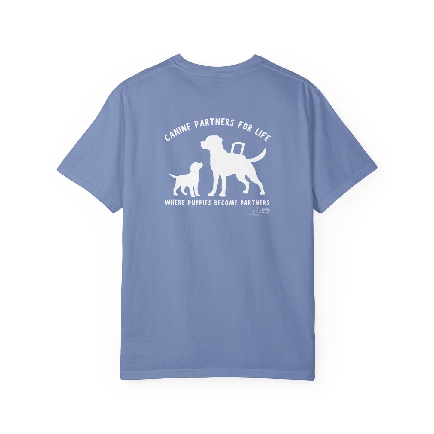 Where Puppies Become Partners Unisex T-Shirt