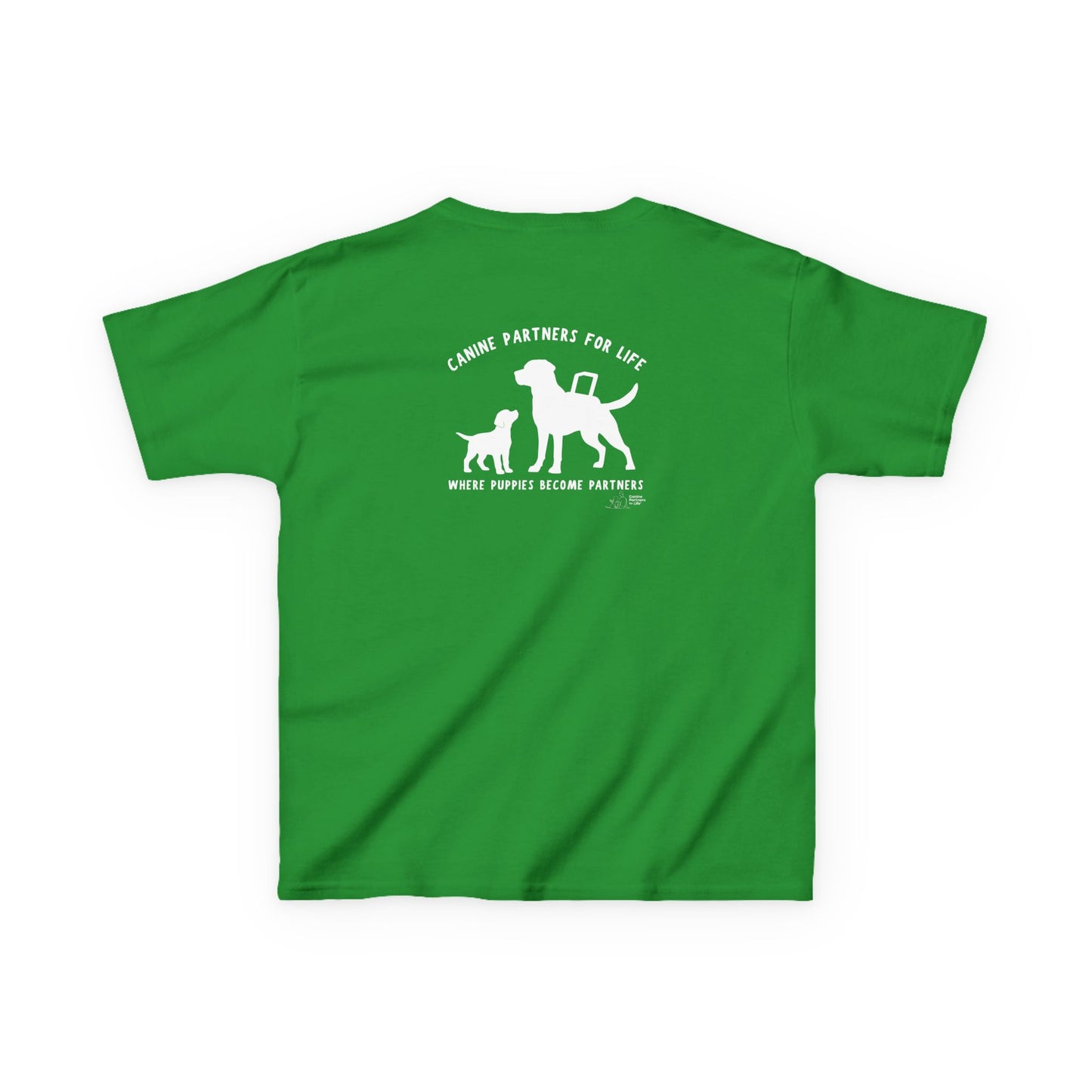 Where Puppies Become Partners Kids Gildan T-Shirt