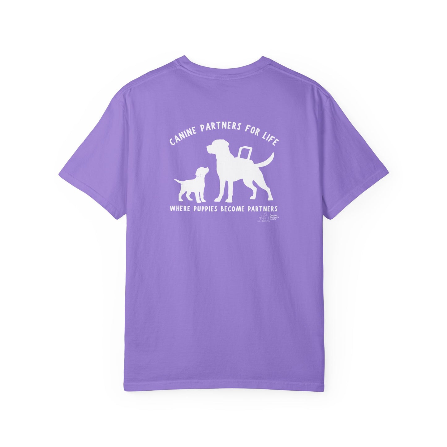 Where Puppies Become Partners Unisex T-Shirt