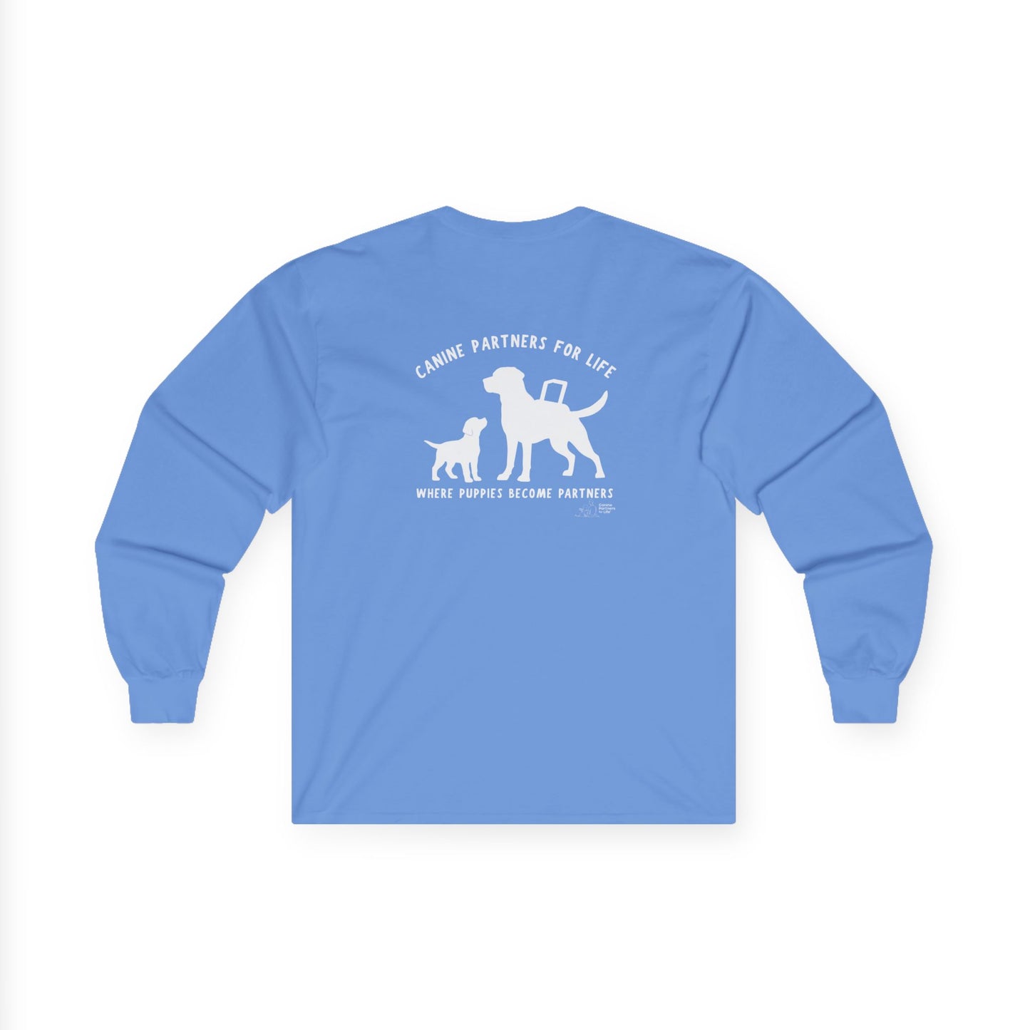 Where Puppies Become Partners Unisex Gildan Long Sleeve