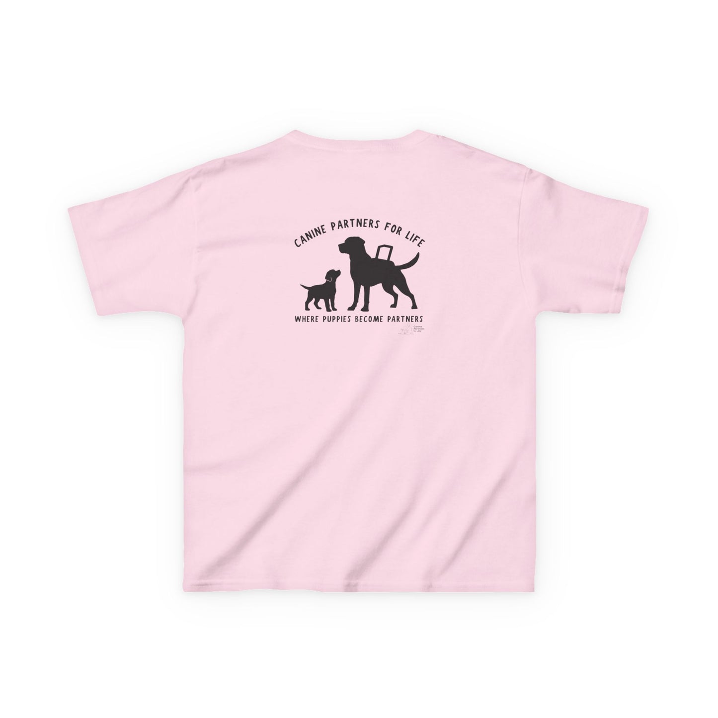 Where Puppies Become Partners Kids Gildan T-Shirt