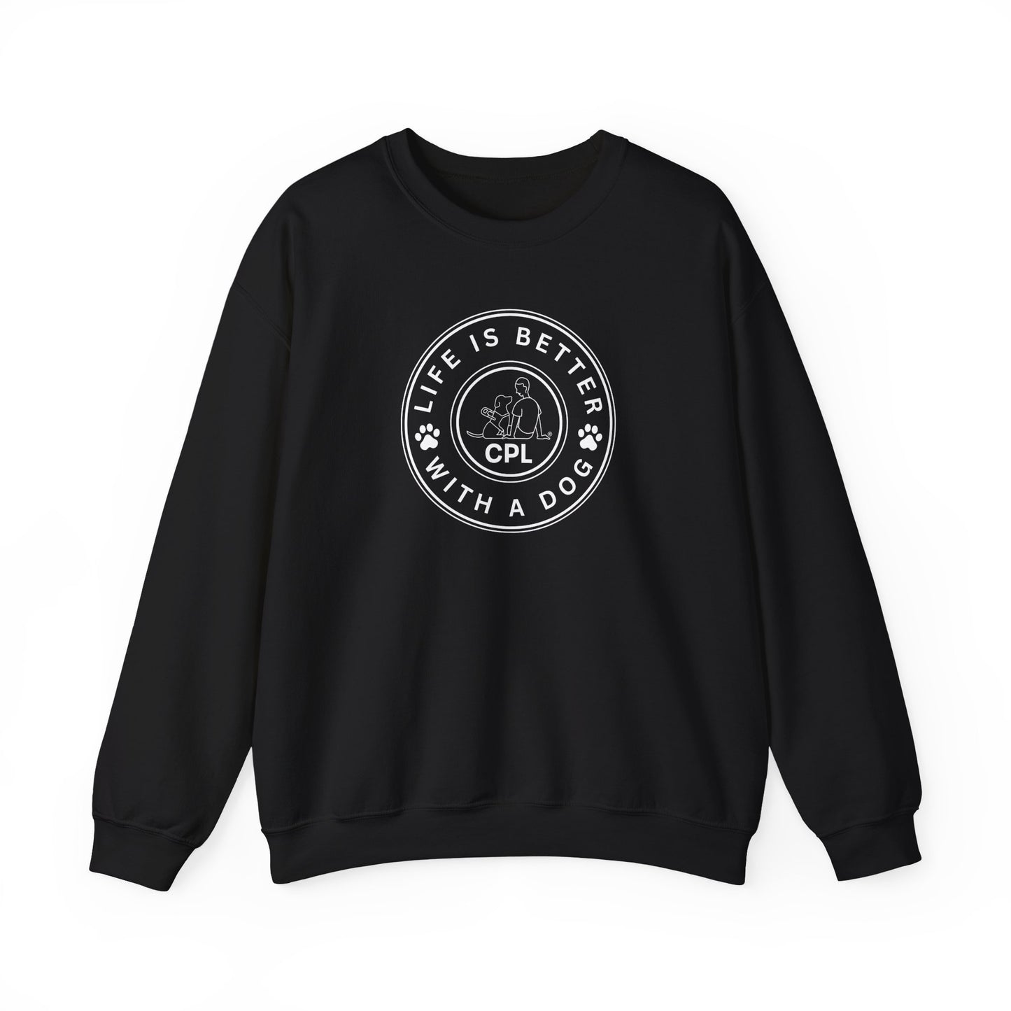 Life is Better with a Dog Unisex Gildan Crewneck