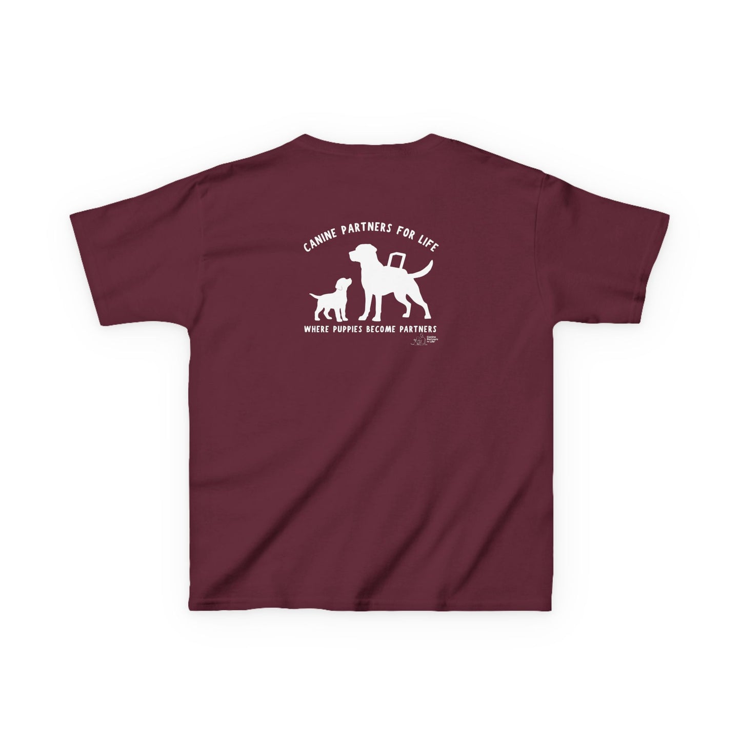 Where Puppies Become Partners Kids Gildan T-Shirt