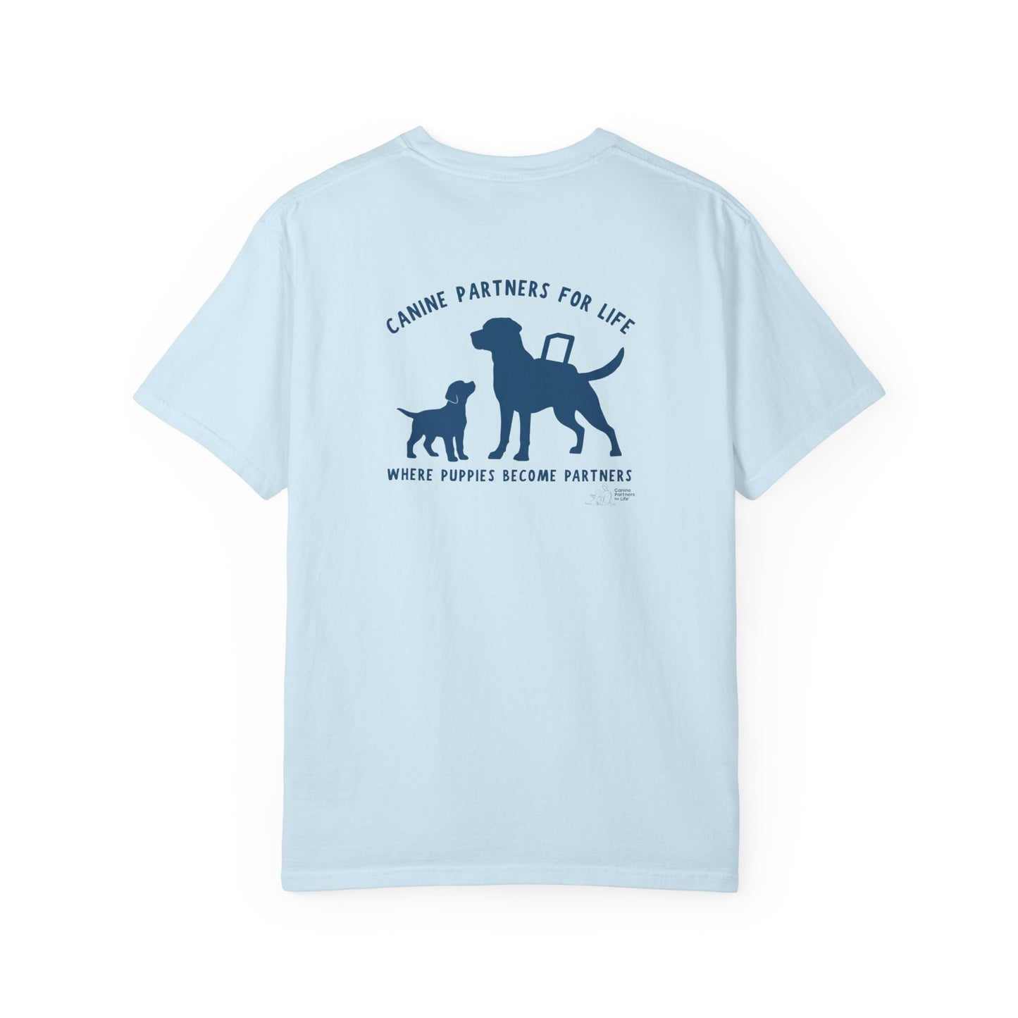 Where Puppies Become Partners Unisex T-Shirt