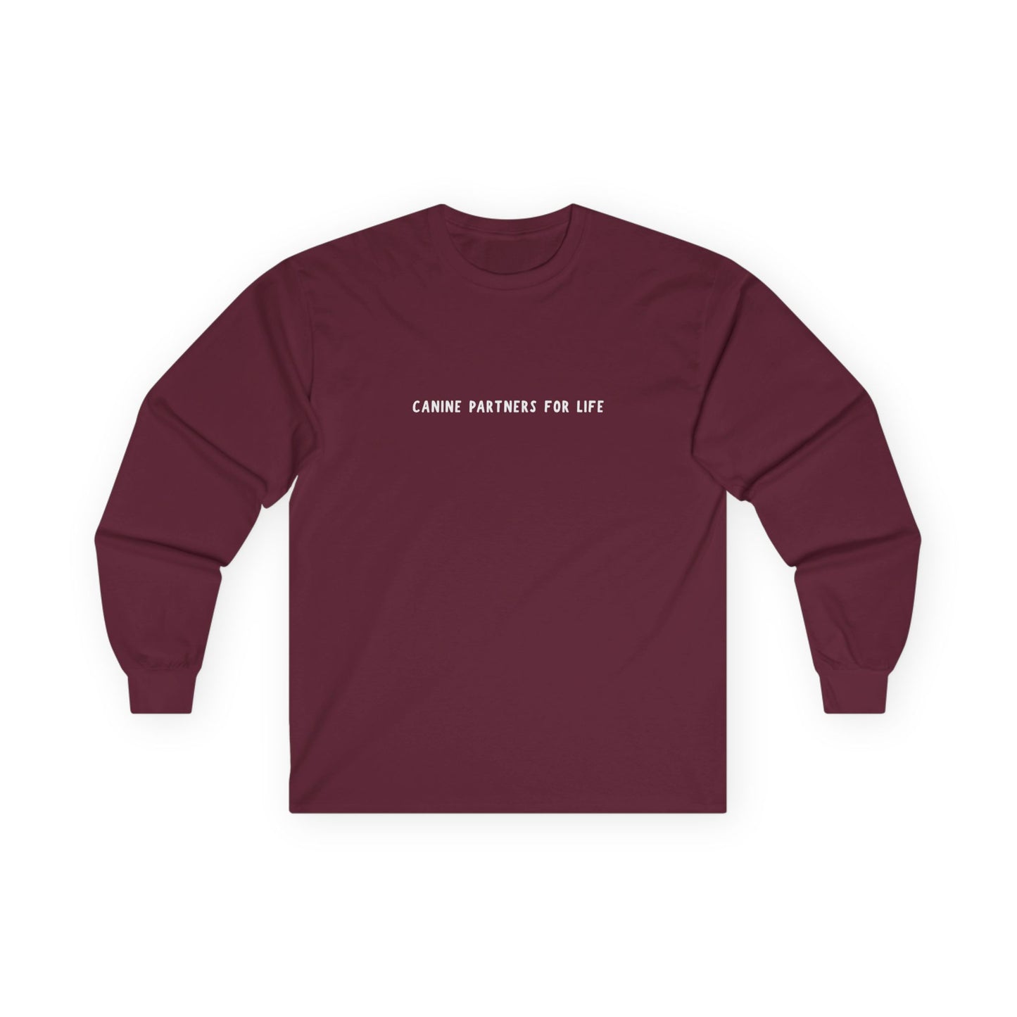 Where Puppies Become Partners Unisex Gildan Long Sleeve