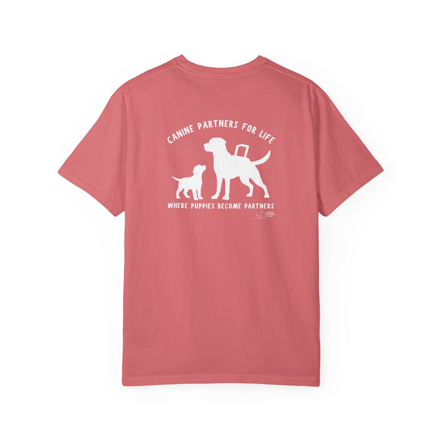 Where Puppies Become Partners Unisex T-Shirt
