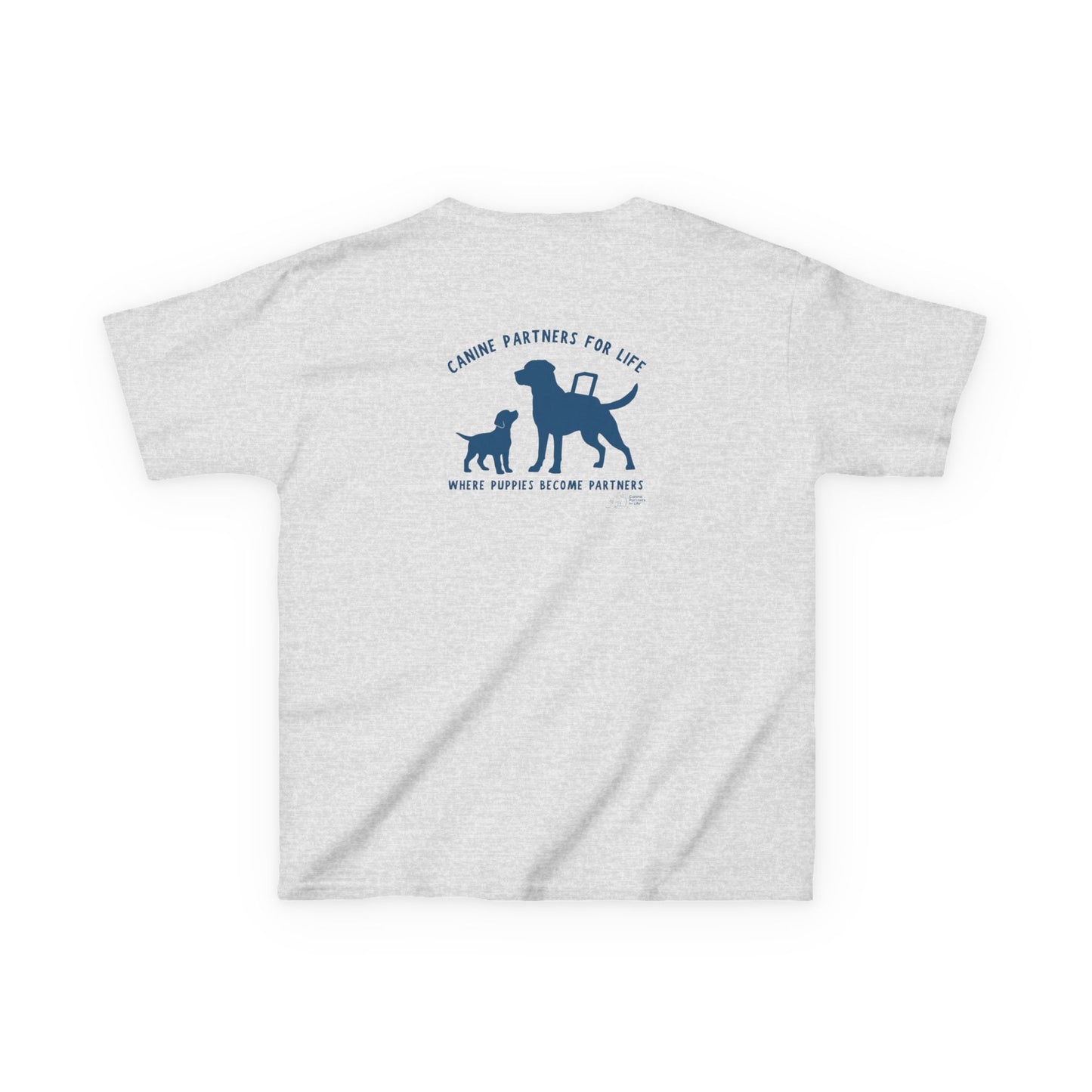Where Puppies Become Partners Kids Gildan T-Shirt