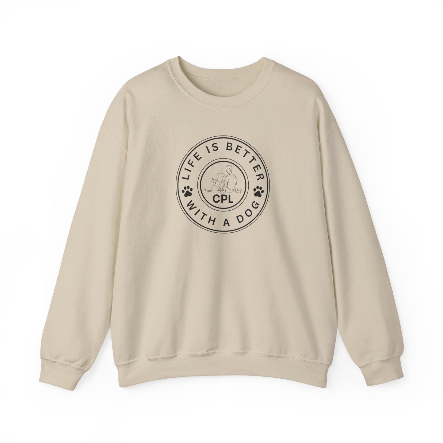 Life is Better with a Dog Unisex Gildan Crewneck