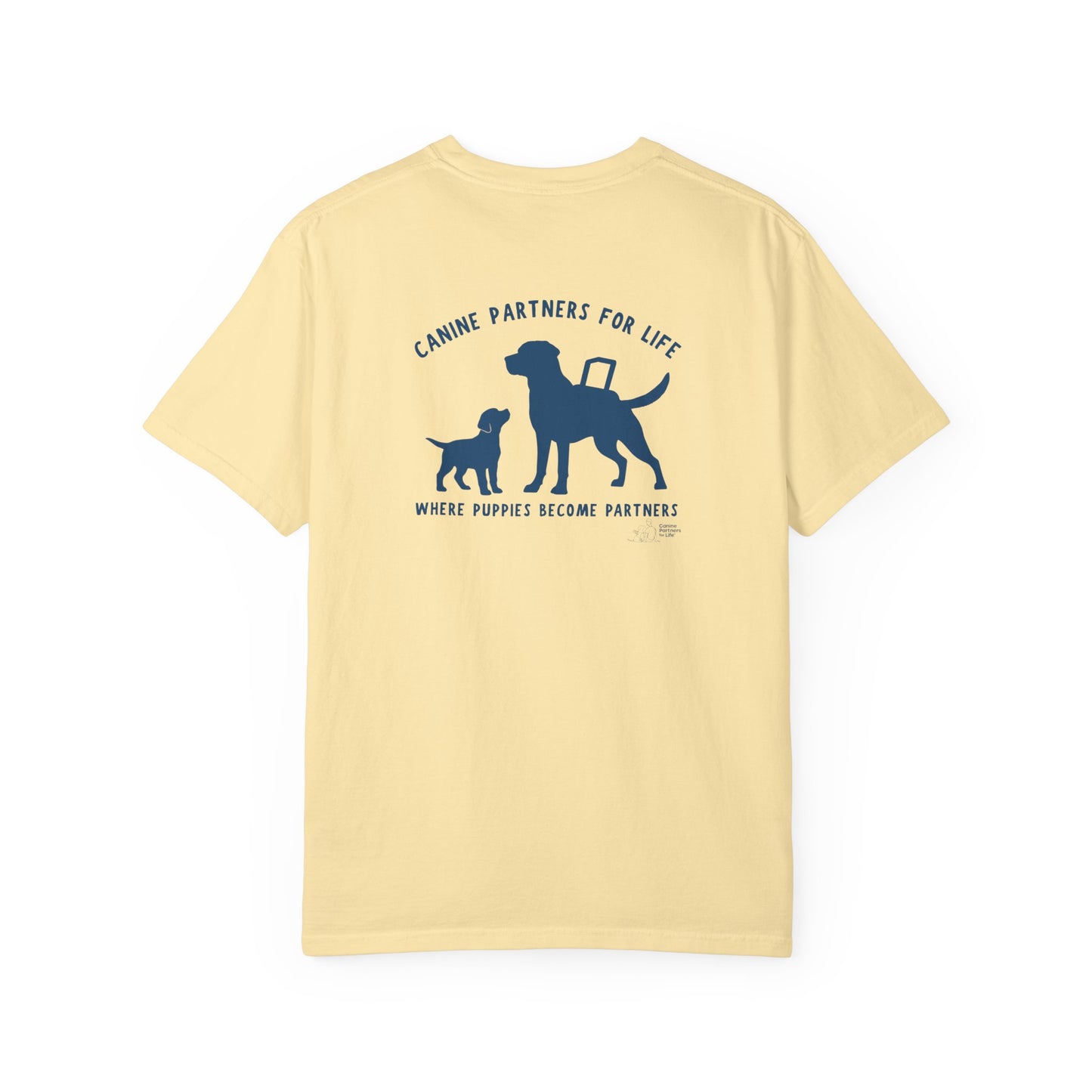 Where Puppies Become Partners Unisex T-Shirt
