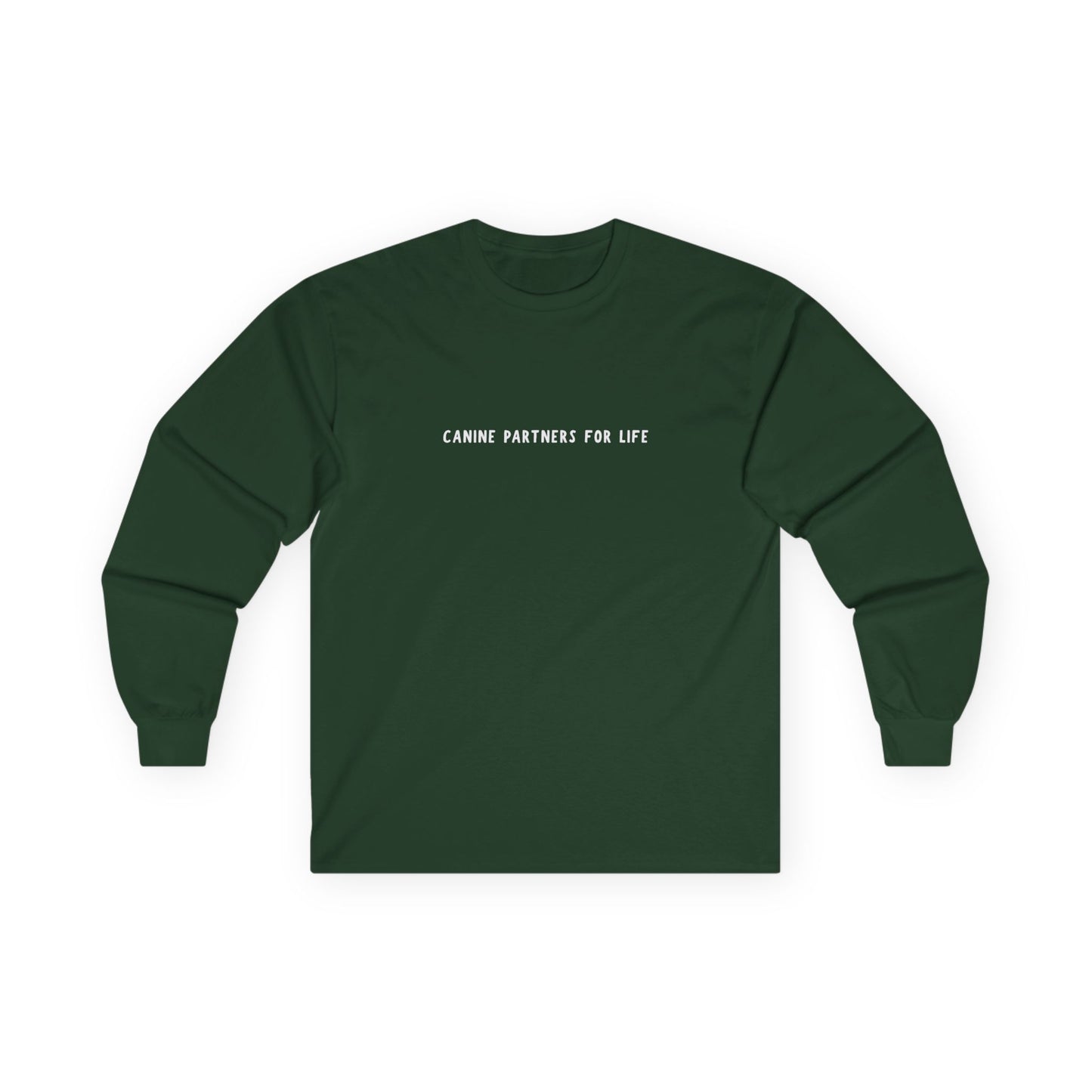 Where Puppies Become Partners Unisex Gildan Long Sleeve