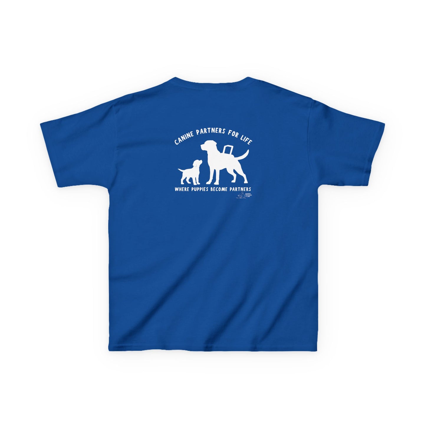 Where Puppies Become Partners Kids Gildan T-Shirt