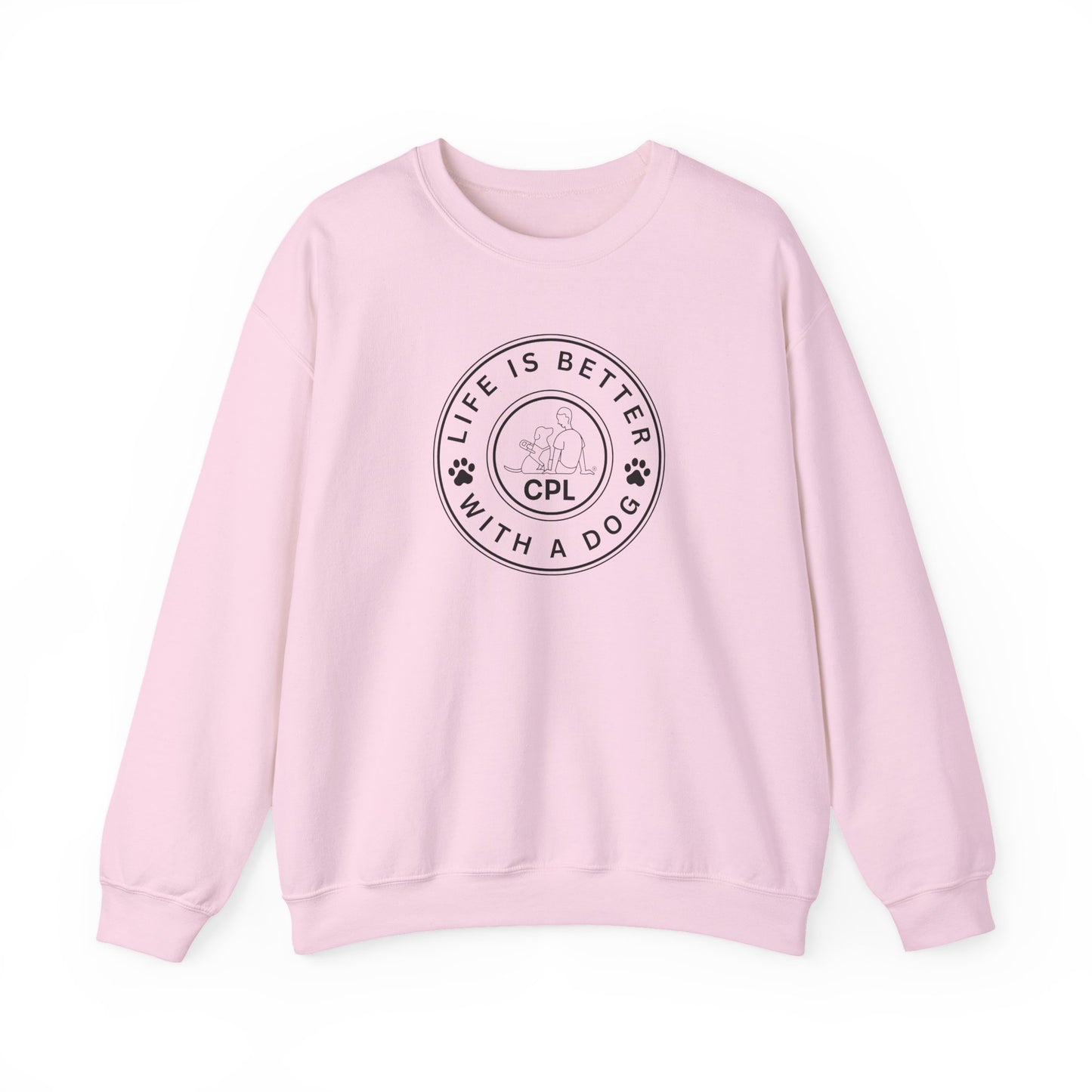 Life is Better with a Dog Unisex Gildan Crewneck