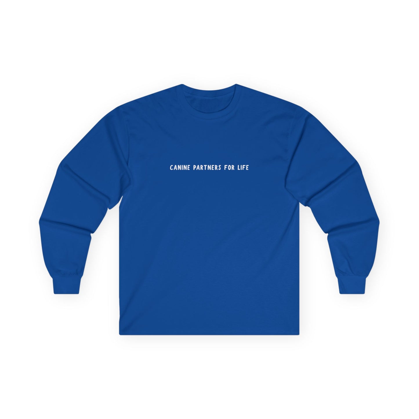 Where Puppies Become Partners Unisex Gildan Long Sleeve