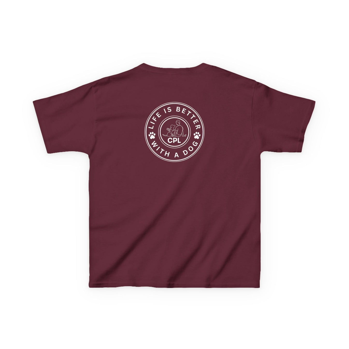Life is Better with a Dog Kids Gildan T-Shirt