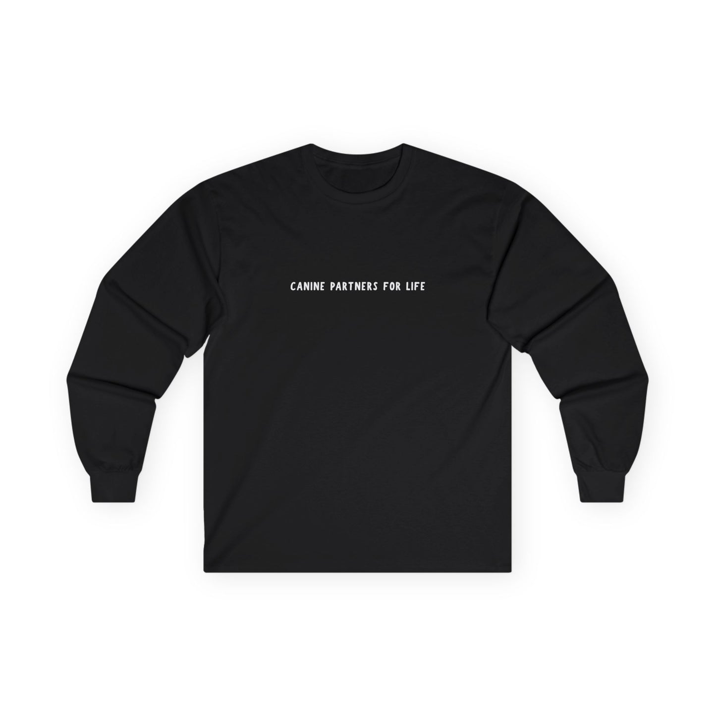 Where Puppies Become Partners Unisex Gildan Long Sleeve