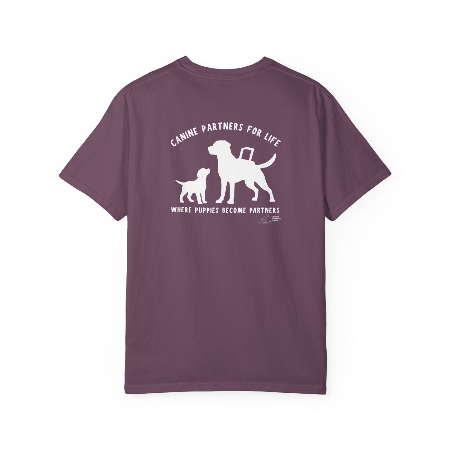 Where Puppies Become Partners Unisex T-Shirt