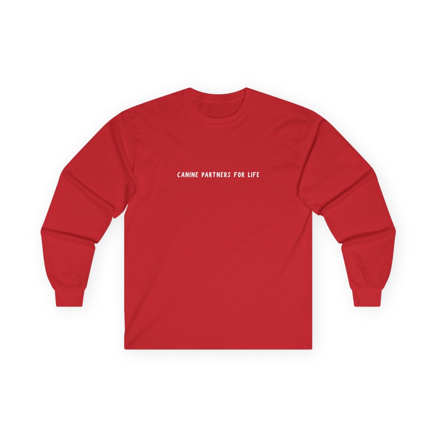 Where Puppies Become Partners Unisex Gildan Long Sleeve