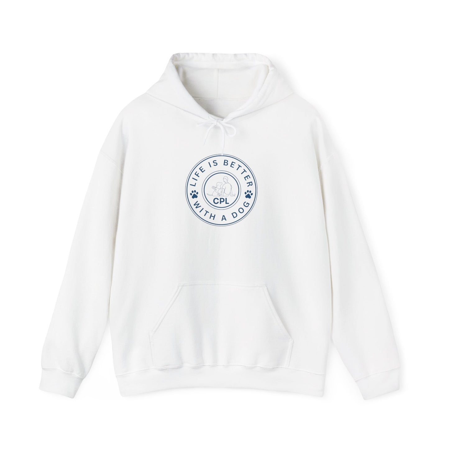 Life is Better with a Dog Unisex Gildan Hooded Sweatshirt