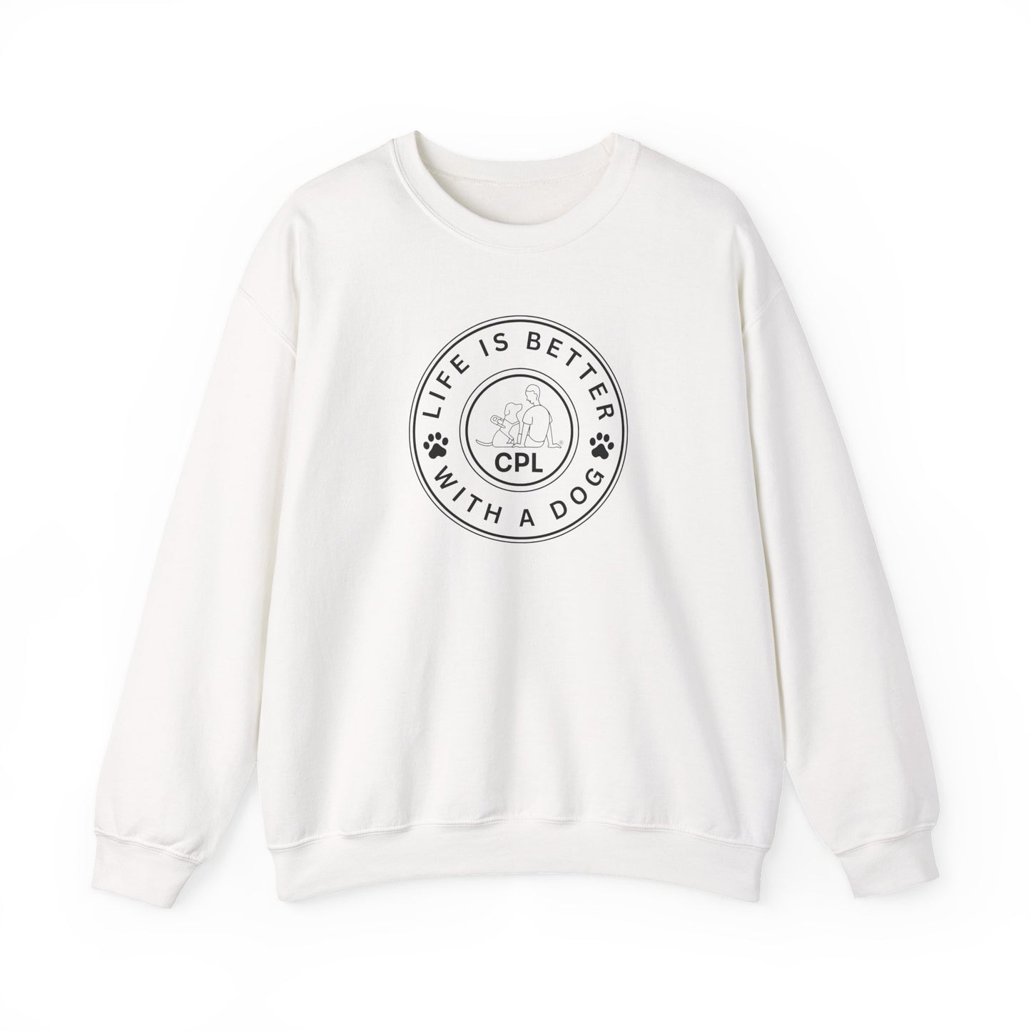 Life is Better with a Dog Unisex Gildan Crewneck
