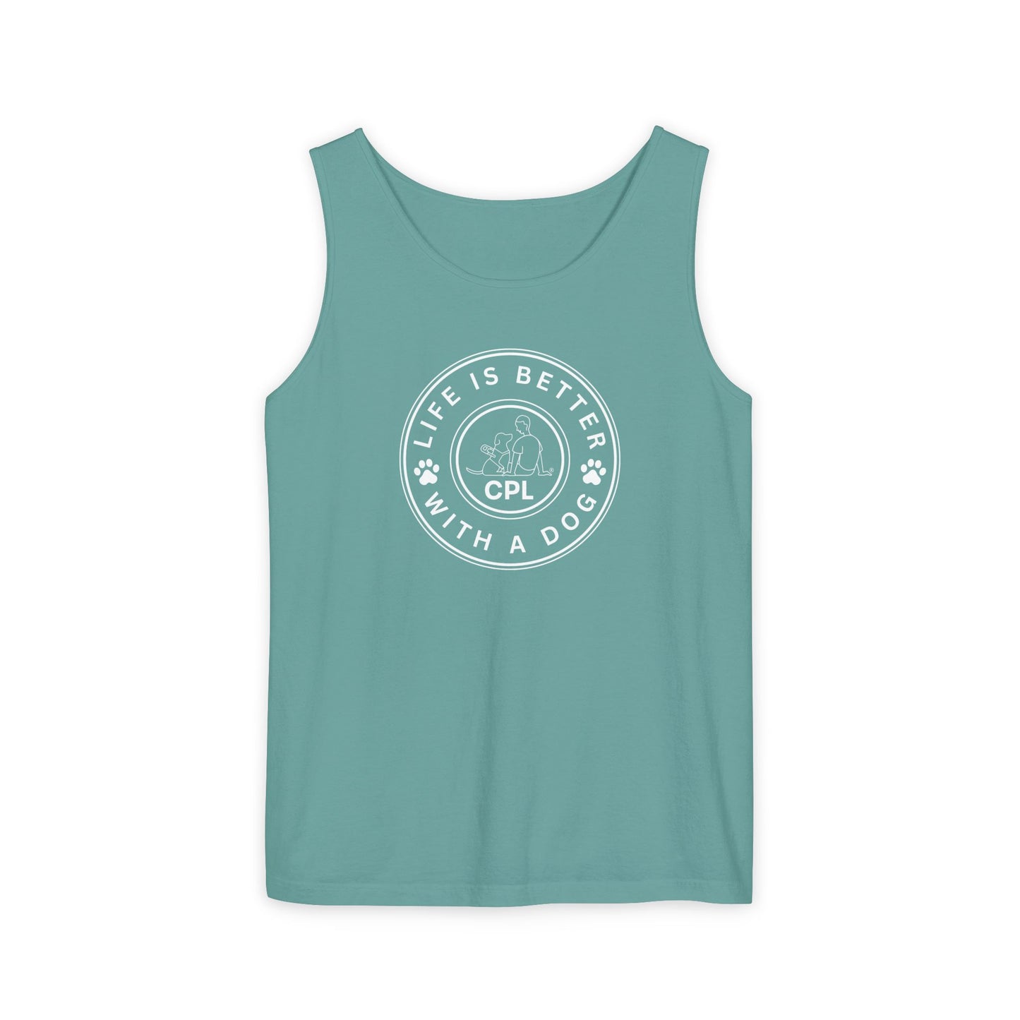 Life is Better With a Dog Unisex Comfort Colors Tank Top