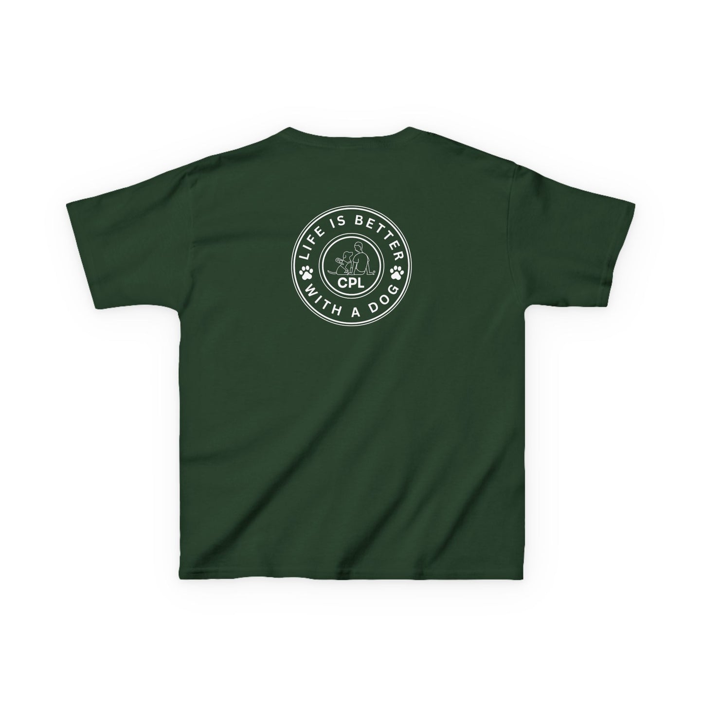 Life is Better with a Dog Kids Gildan T-Shirt