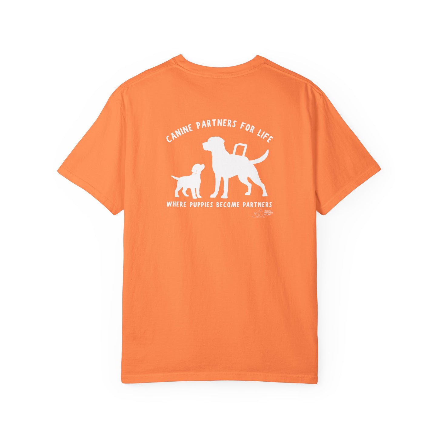 Where Puppies Become Partners Unisex T-Shirt