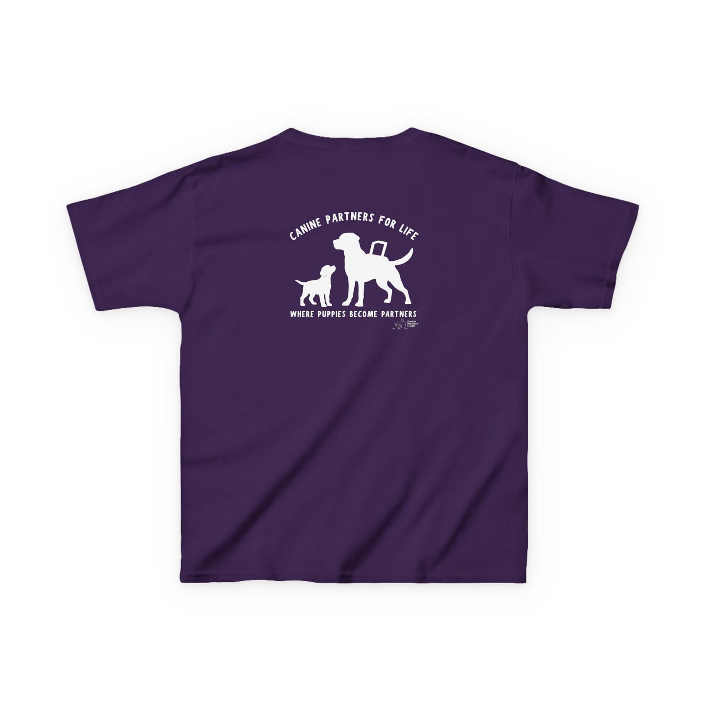 Where Puppies Become Partners Kids Gildan T-Shirt