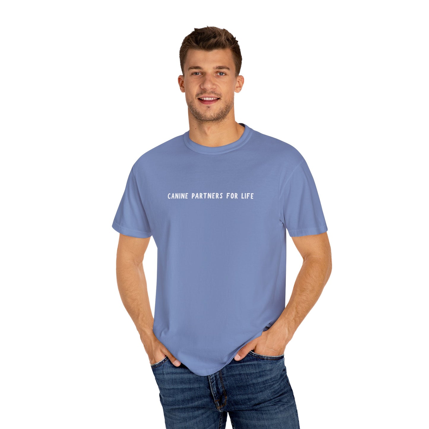 Where Puppies Become Partners Unisex T-Shirt