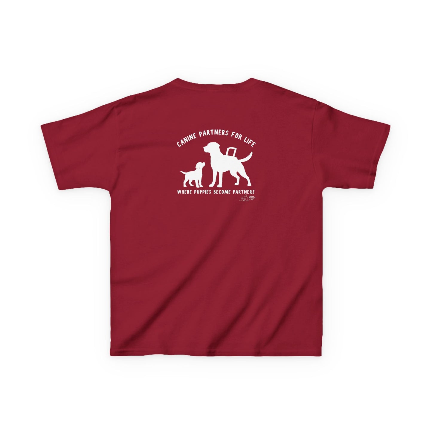 Where Puppies Become Partners Kids Gildan T-Shirt