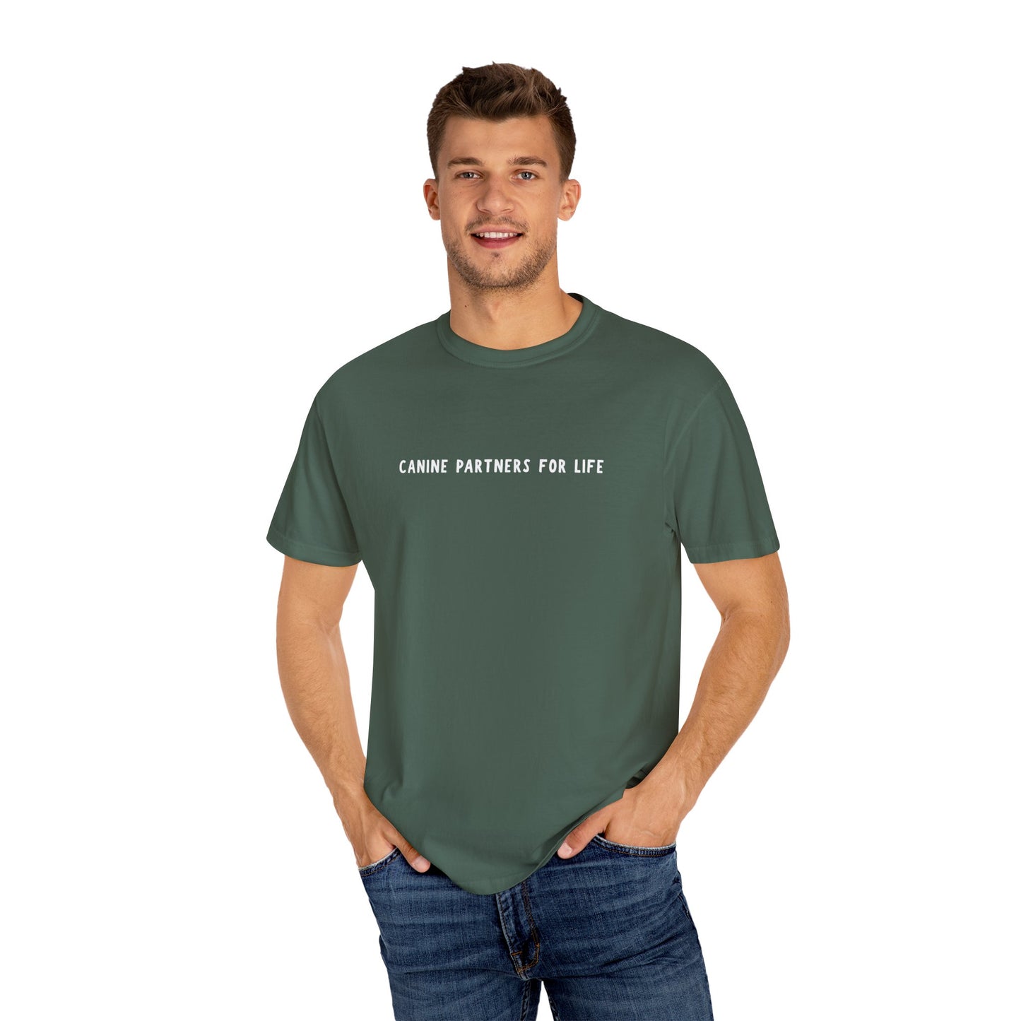 Where Puppies Become Partners Unisex T-Shirt