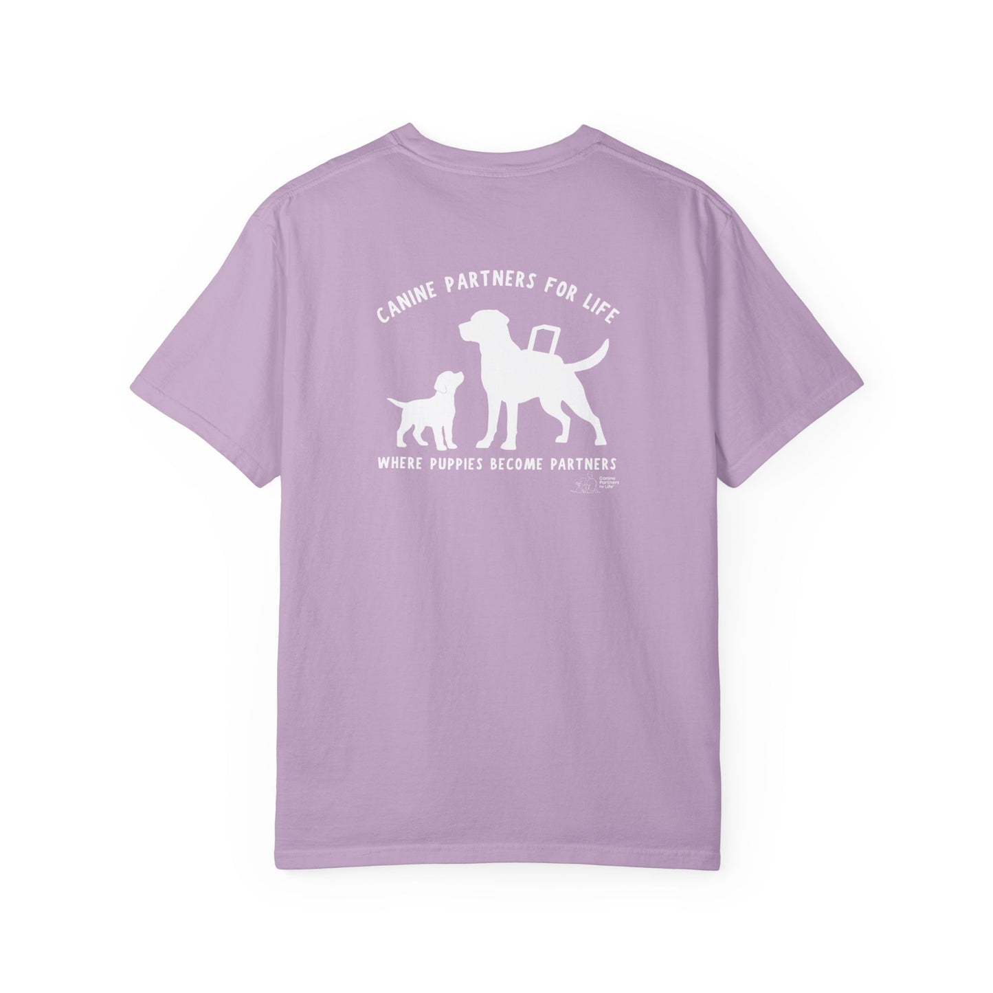 Where Puppies Become Partners Unisex T-Shirt