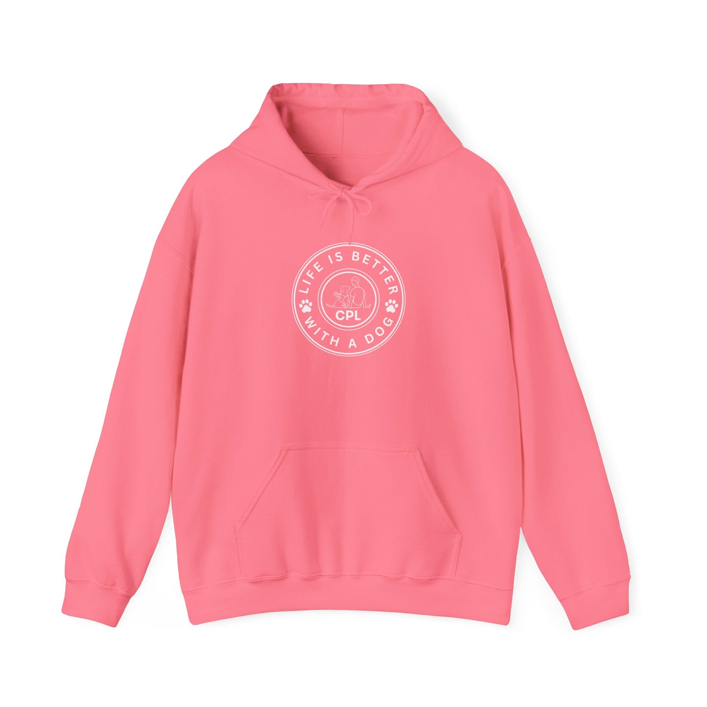 Life is Better with a Dog Unisex Gildan Hooded Sweatshirt