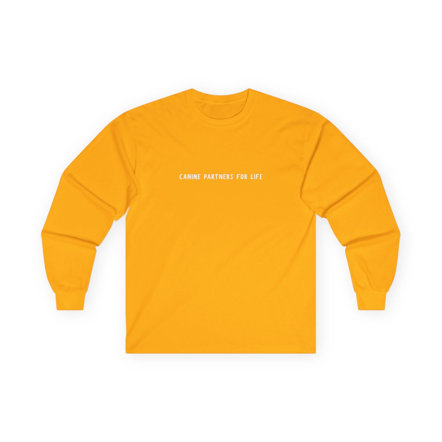 Where Puppies Become Partners Unisex Gildan Long Sleeve