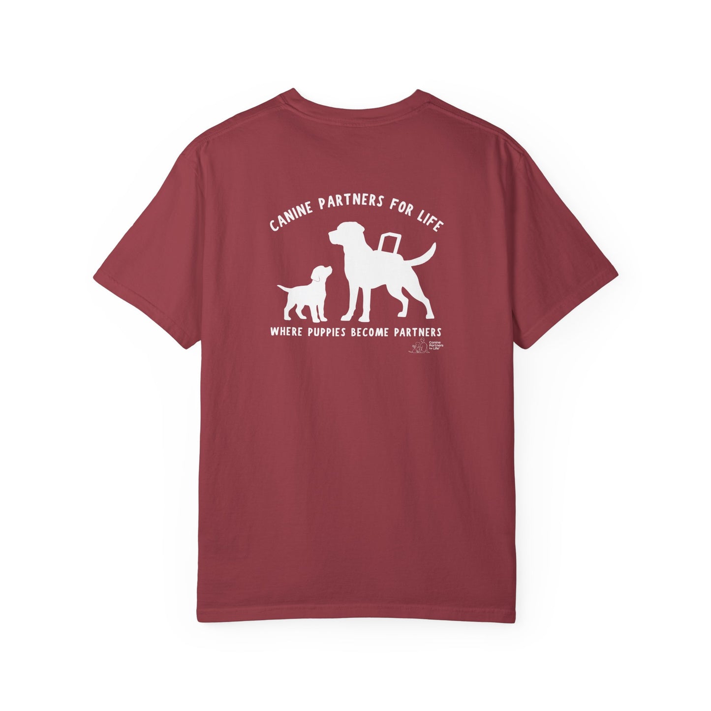Where Puppies Become Partners Unisex T-Shirt