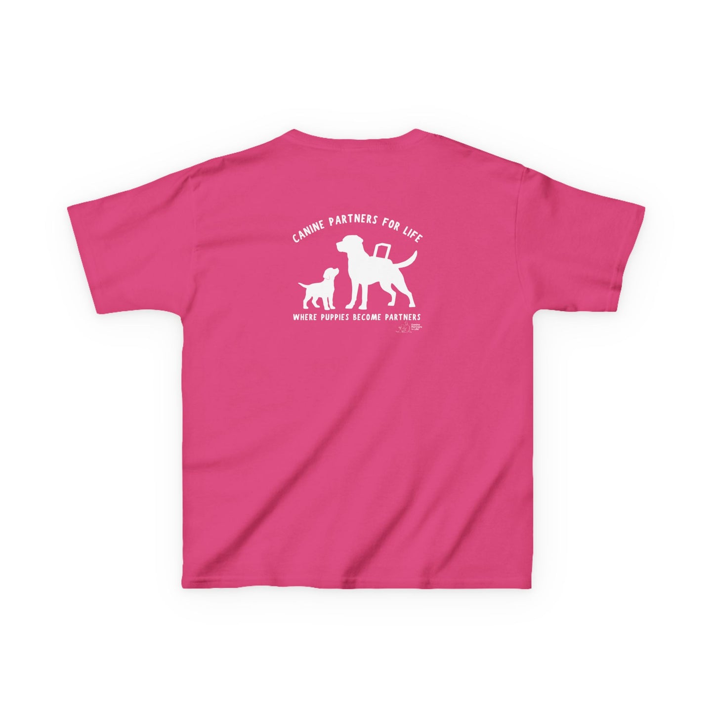 Where Puppies Become Partners Kids Gildan T-Shirt