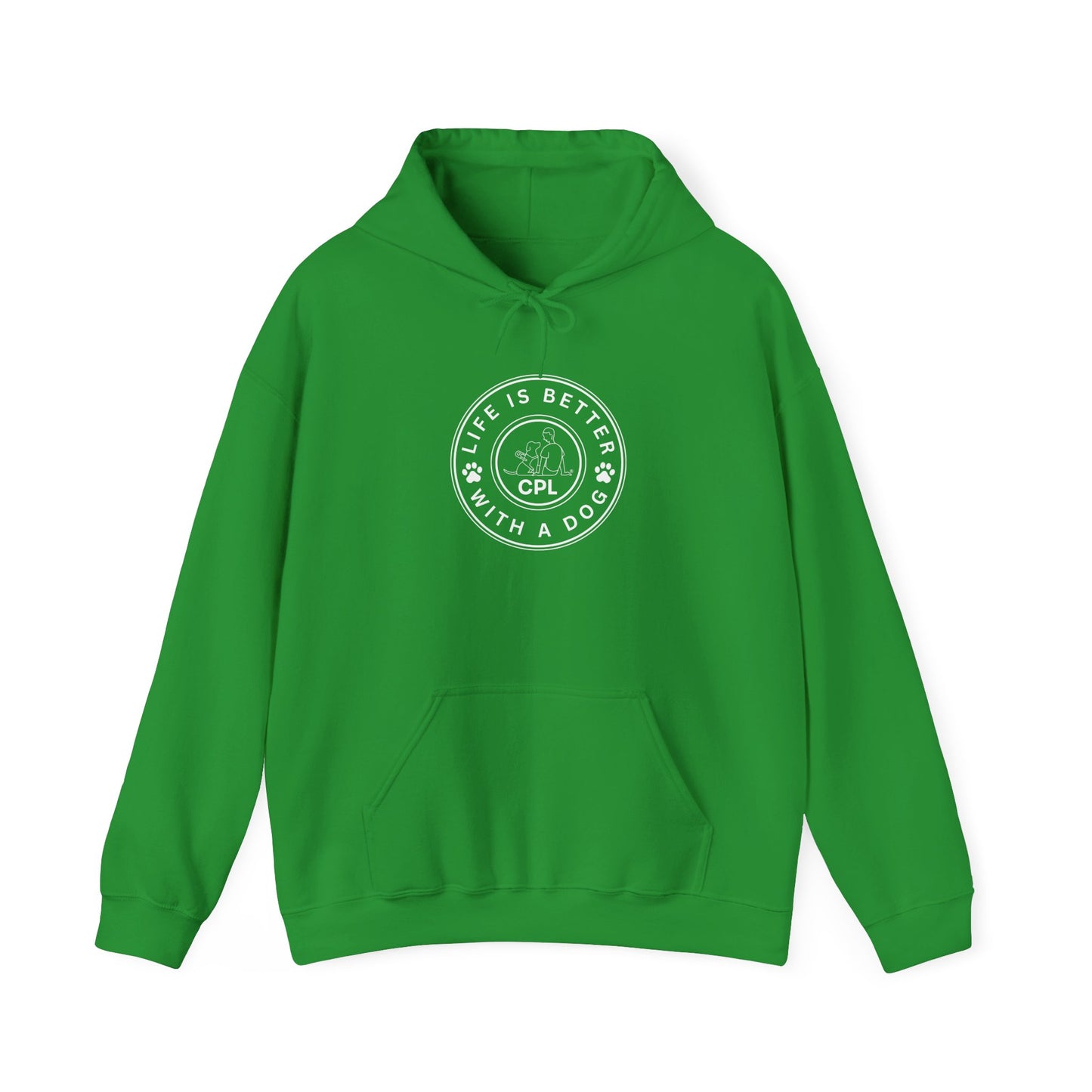 Life is Better with a Dog Unisex Gildan Hooded Sweatshirt