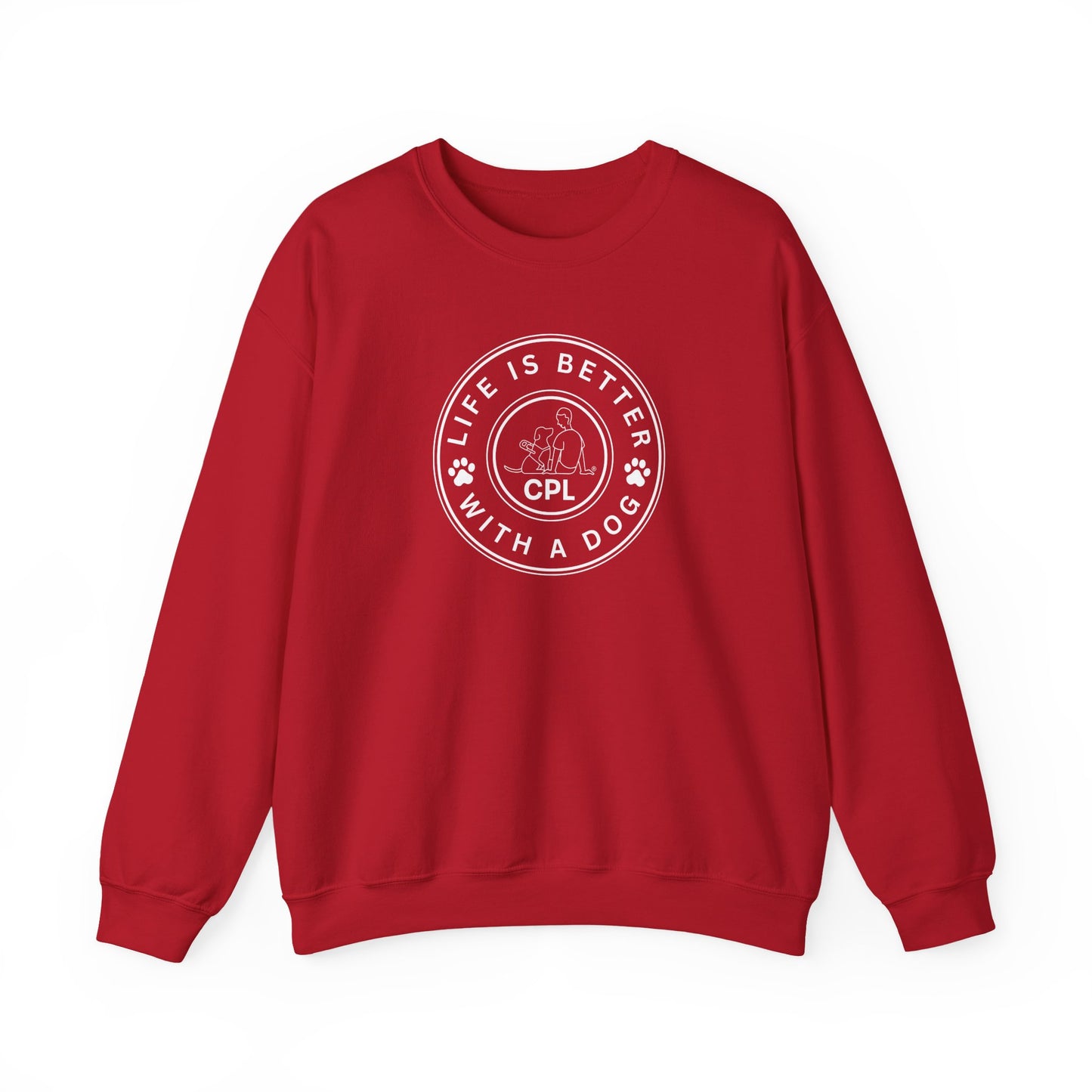 Life is Better with a Dog Unisex Gildan Crewneck