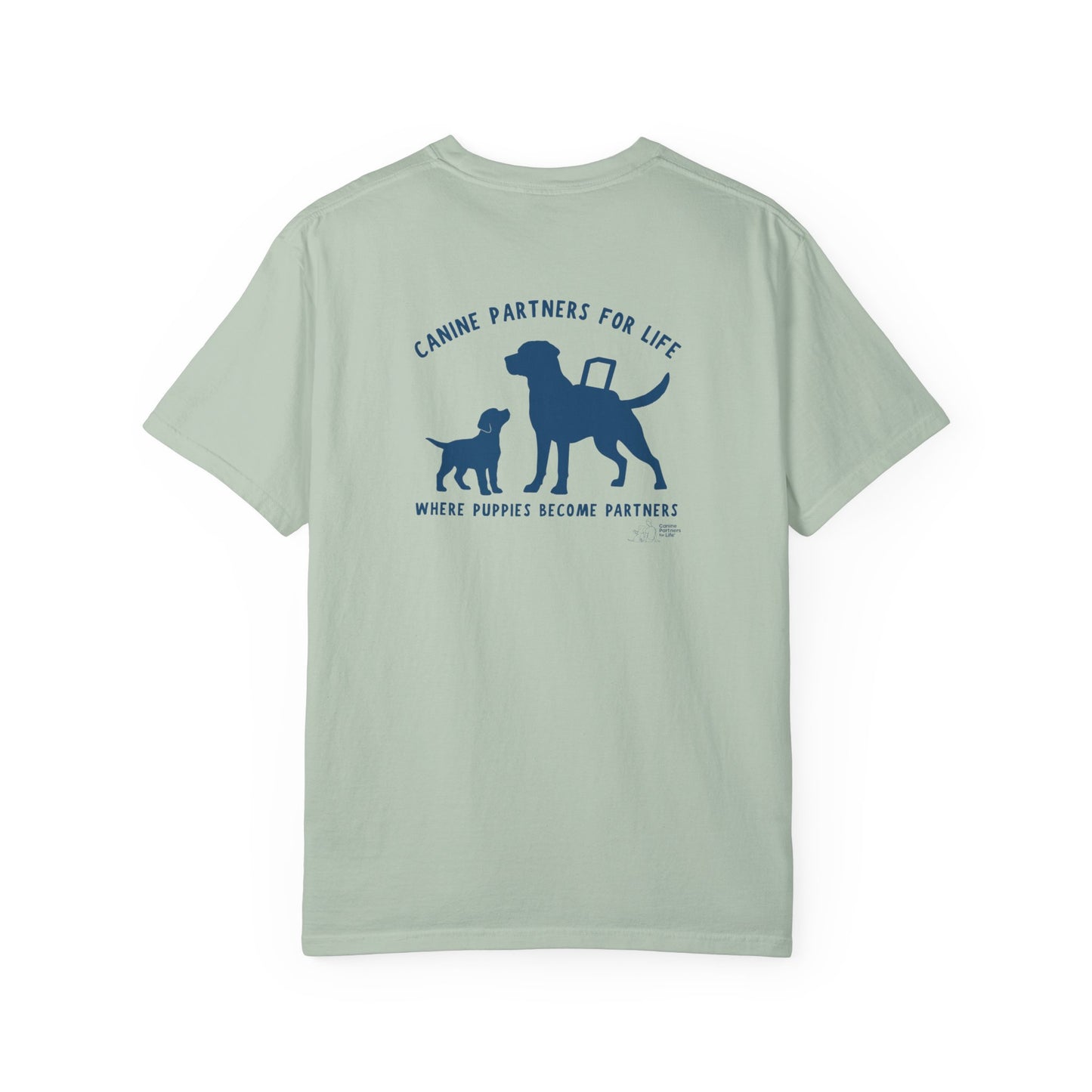 Where Puppies Become Partners Unisex T-Shirt