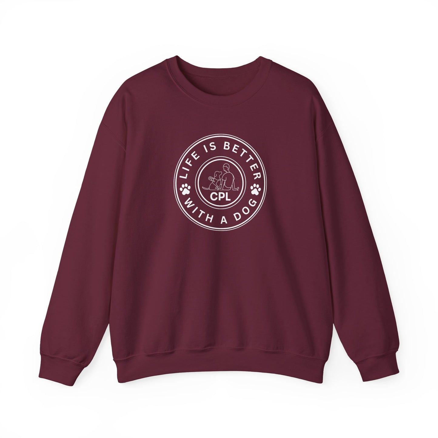 Life is Better with a Dog Unisex Gildan Crewneck