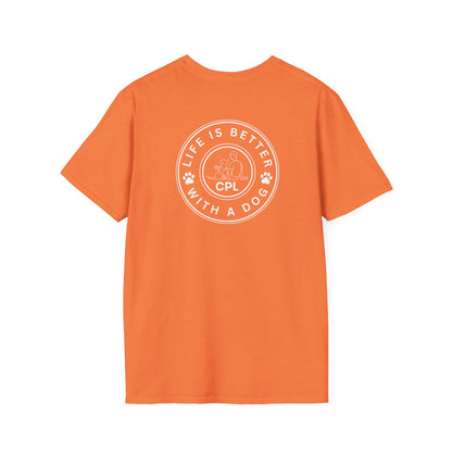 Life is Better with a Dog Unisex Gildan Soft T-Shirt