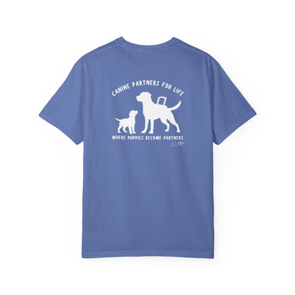 Where Puppies Become Partners Unisex T-Shirt