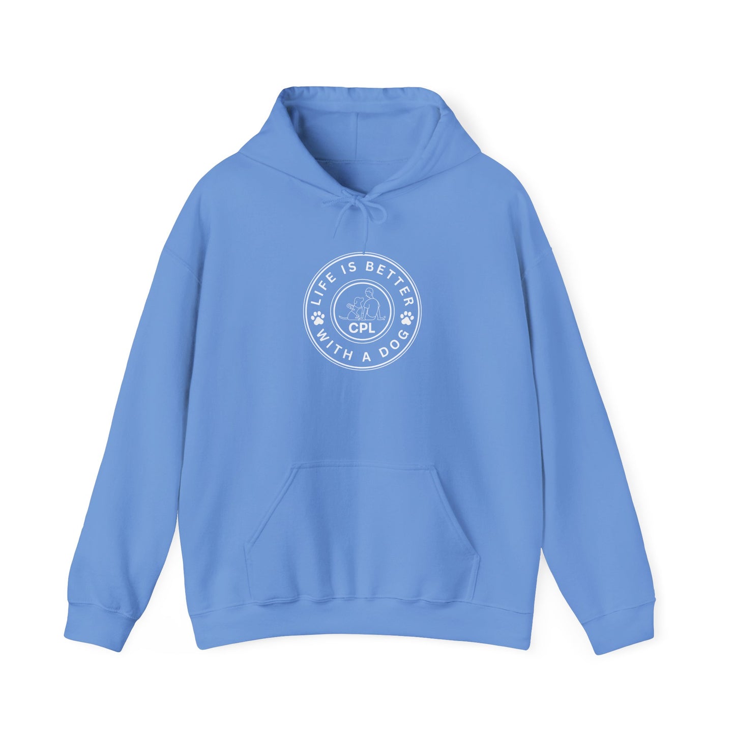 Life is Better with a Dog Unisex Gildan Hooded Sweatshirt