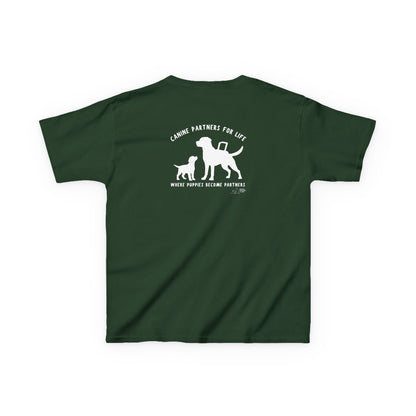 Where Puppies Become Partners Kids Gildan T-Shirt