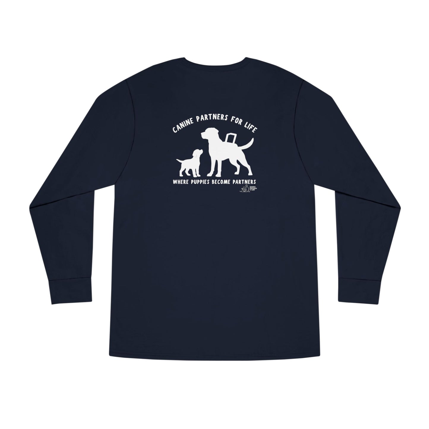 Where Puppies Become Partners Unisex Long-Sleeve T-Shirt