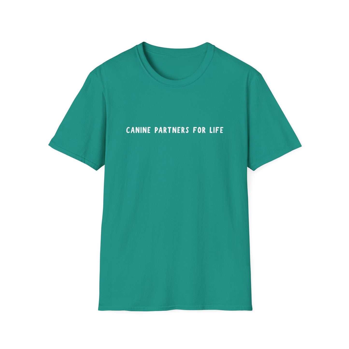 Where Puppies Become Partners Unisex Gildan Soft T-Shirt