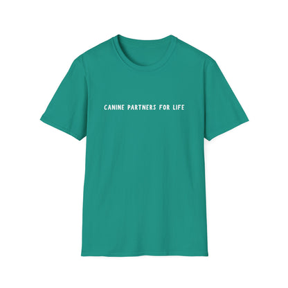 Where Puppies Become Partners Unisex Gildan Soft T-Shirt